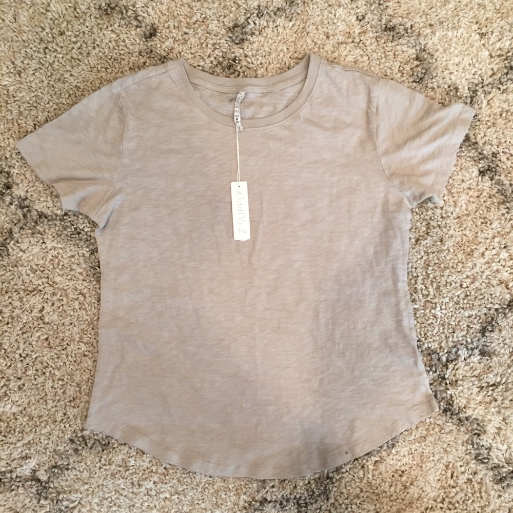NWT Z Supply Light Grey Shirt